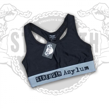 Strength Asylum Crop Top Grey