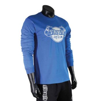Strength Asylum T-Shirt (Long Sleeve) - Blue