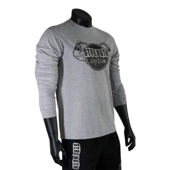 Strength Asylum T-Shirt (Long Sleeve) - Grey