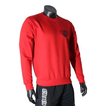 Strength Asylum Sweatshirt (Small Logo in Red)