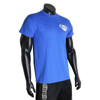 Strength Asylum T-Shirt (Vertical Style) - Blue