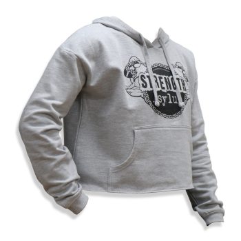 Cropped Hoodie in Grey