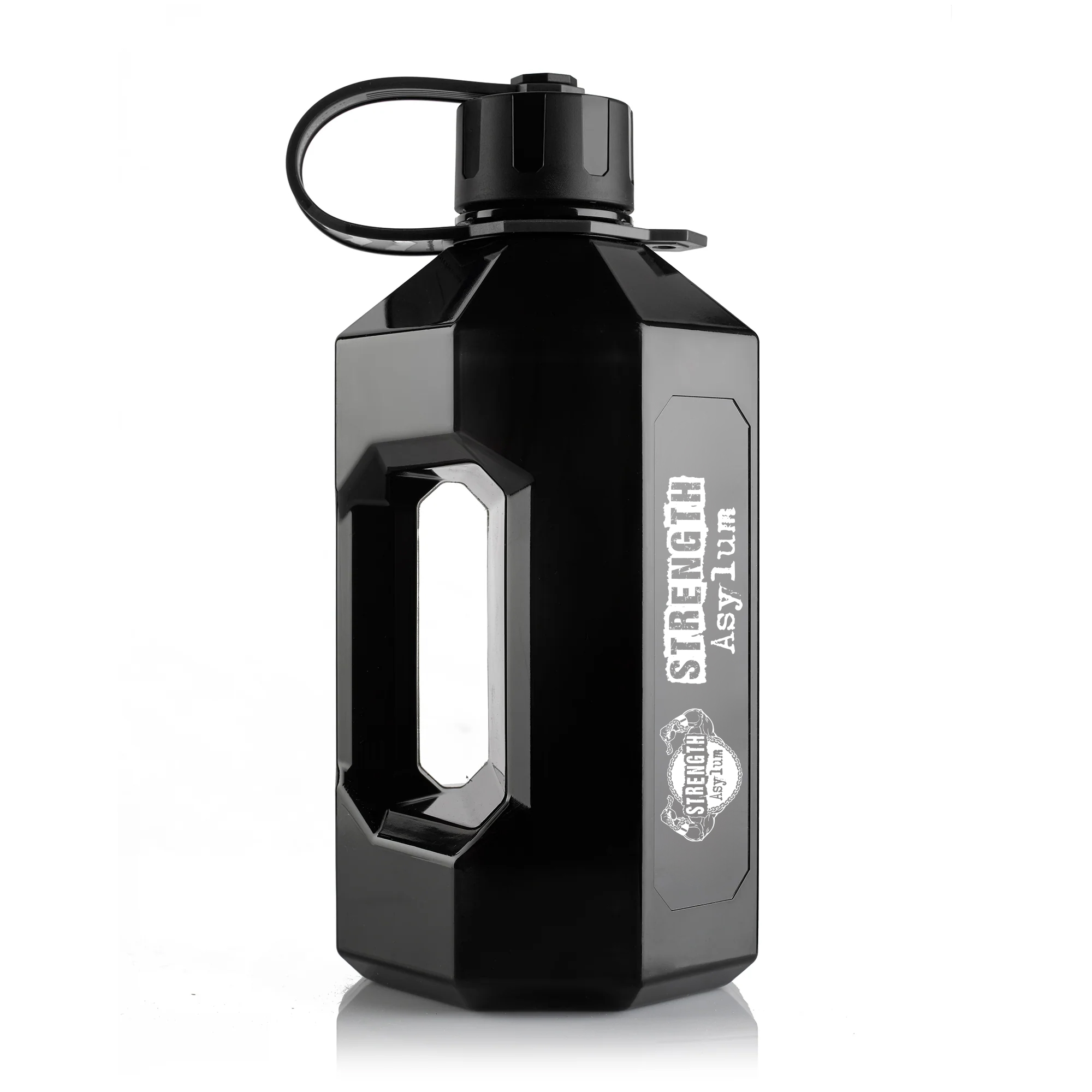 Strength Asylum 2400ml Water Jug Black